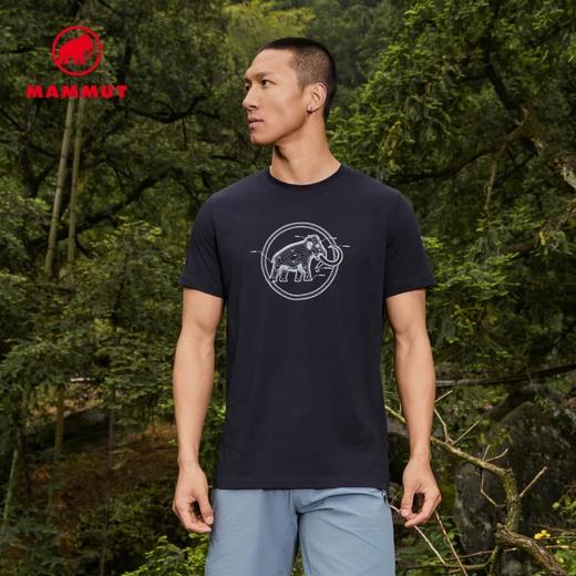 两色，青岛订单，猛犸象（Mammut）男士短袖T恤  户外轻量速干功能T恤 线条象短袖 商品图1