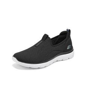 Skechers斯凯奇 女一脚蹬运动休闲鞋 150270-BLK