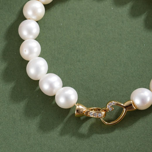 子佩集【谧光之境】珍珠惜王妃手链【ZZSL016】8.5mm珠镀金扣环2601 商品图3