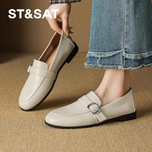 星期六26春新款复古质感百搭通勤乐福鞋SSE1112CDX 商品图5