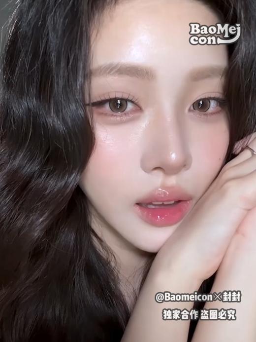 BAOMEICON·半年抛  水光橘棕 14.2  <封封同款> 清冷又日常！甜妹挚爱的晶冻透感玻璃珠！国产0-800度<一副两片> 商品图2