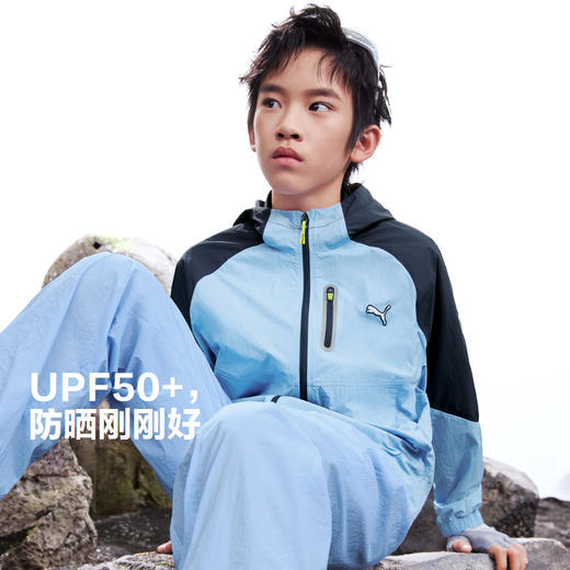 PUMA彪马童装2026夏季新款儿童男童梭织便服防晒衣轻量时尚 商品图0