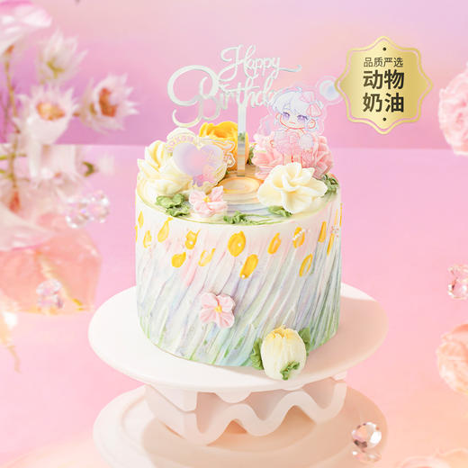 【伊甸花园/甜心炫舞】高颜值油画风小蛋糕，甜点界艺术咖，3种口味一次拥有！多色渐变奶油，如晨雾中伊甸园的朦胧美感，复刻花园的甜美时光，出片超省心！（今日特惠） 商品图6