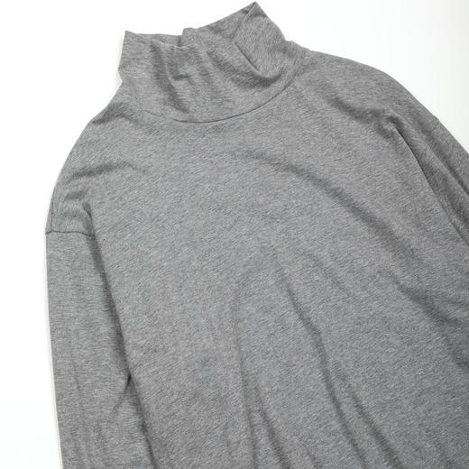 ROMI STUDIO灵地思羊毛棉混纺柔软不扎贴身高领长袖T恤RWCWSG7299 商品图2