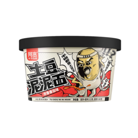 阿宽 土豆泥泥面 浓香番茄味 112g/桶