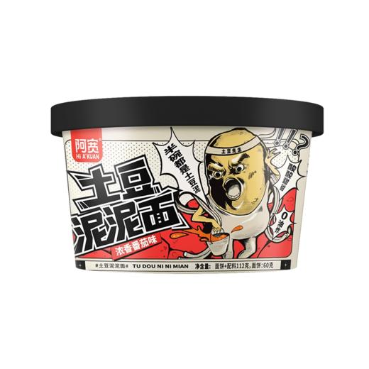 阿宽 土豆泥泥面 浓香番茄味 112g/桶 商品图0