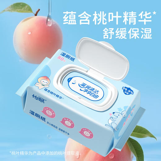 怡飘 湿厕纸80抽*8包 YP80C8B-SC 商品图2