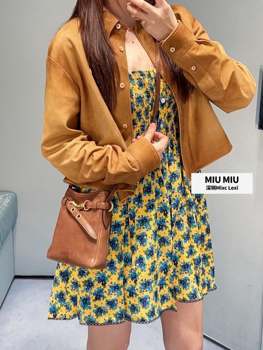 缪缪 26Ss春夏新款 向日葵黄碎花吊带连衣裙（MM） 商品图3