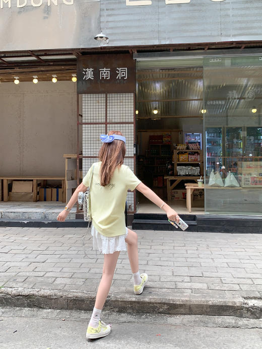 <曾小咸推荐>3.29现货秒杀 ！微信超特价！简约绣花短袖T恤 日常109.99 立减50 秒杀59.99！！ 商品图7