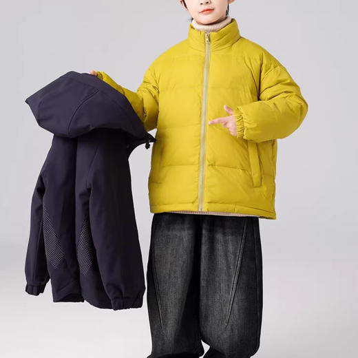 裁缝学苑TS33男女童连帽羽绒服冲锋衣纸样儿童装外套上衣服装打板 商品图4