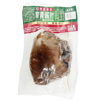 育青食品天津酱肘子225g卤味熟食下酒菜开袋即食酱肉猪肘冷藏发货源头直发 商品图2