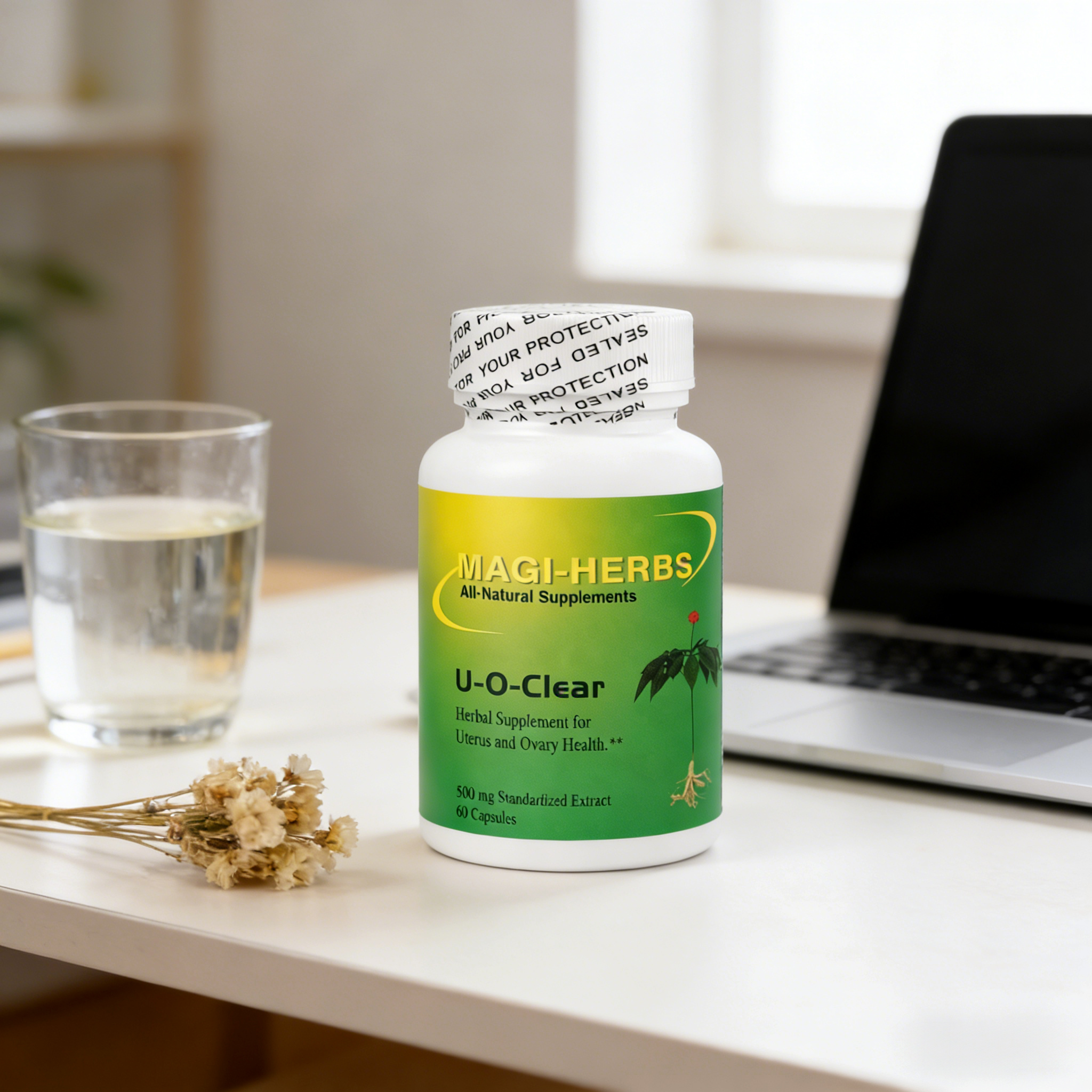 美国Magi-herbs宫巢清U-O-Clear胶囊 60粒 女性卵巢子宫养护