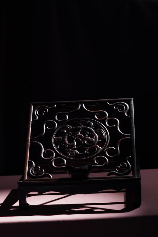 【小叶紫檀书架】高7cm 长31cm 宽31cm | 大梦香堂 商品图5