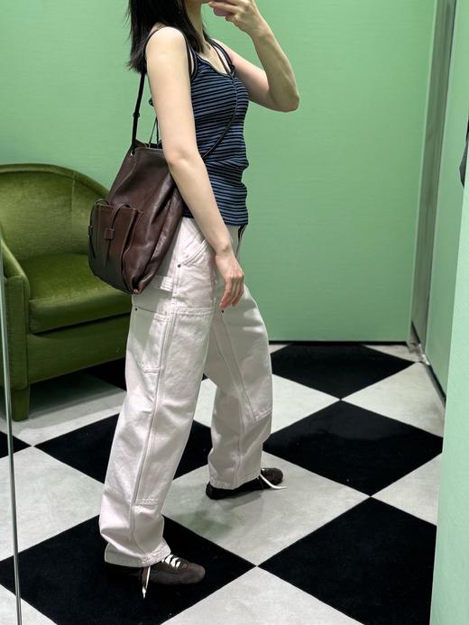 普拉达 26Ss春夏新款 蓝黑细条纹针织吊带小背心（MM） 商品图5