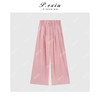 PanYiXiu/潘依绣天丝松弛休闲垂感褶皱松紧腰阔腿休闲裤 M9267 商品缩略图1