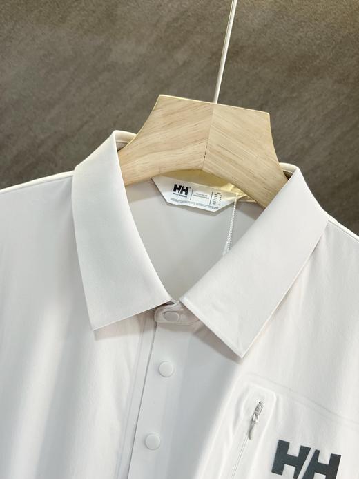 点此购买 海丽汉森夏季男士轻户外休闲商务风速干防晒凉感短袖POLO衫 qk 343390 商品图8