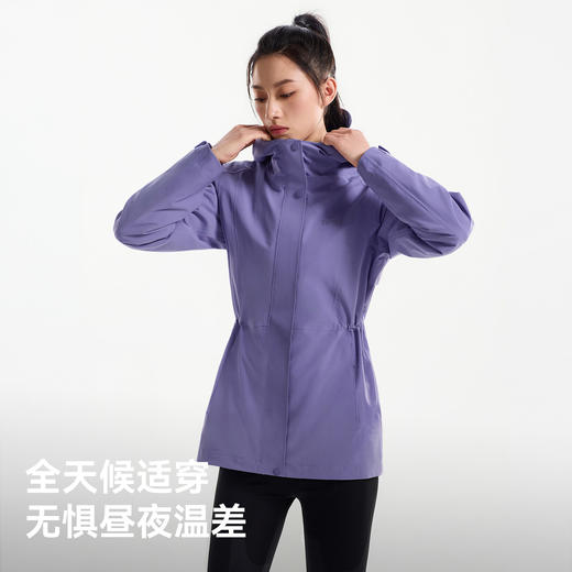 伯希和三合一冲锋衣女春季新款Teflon三防收腰可拆卸户外登山外套 商品图3