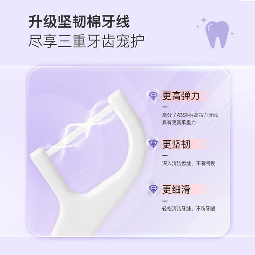 舒客 专业洁齿牙线棒50支*3个 sk21 商品图4