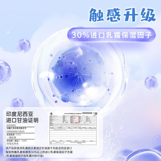 怡飘 便携式保湿乳霜抽纸3层30抽*60包 YP30C60B-BM 商品图4