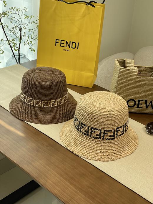 芬迪 草编帽（CO） 商品图0