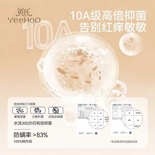 【10A抑菌2条装】英氏男女中大童兰精莫代尔&纯棉平角内裤【CD团购】 商品图4