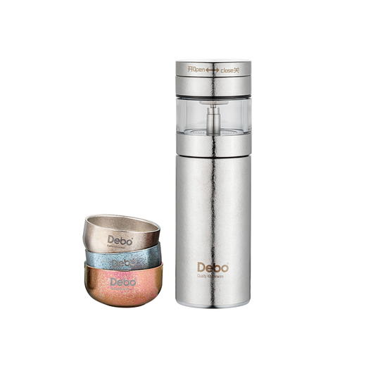 Debo德铂 柯曼纯钛泡茶杯套装300ml DEP-DS453 商品图1