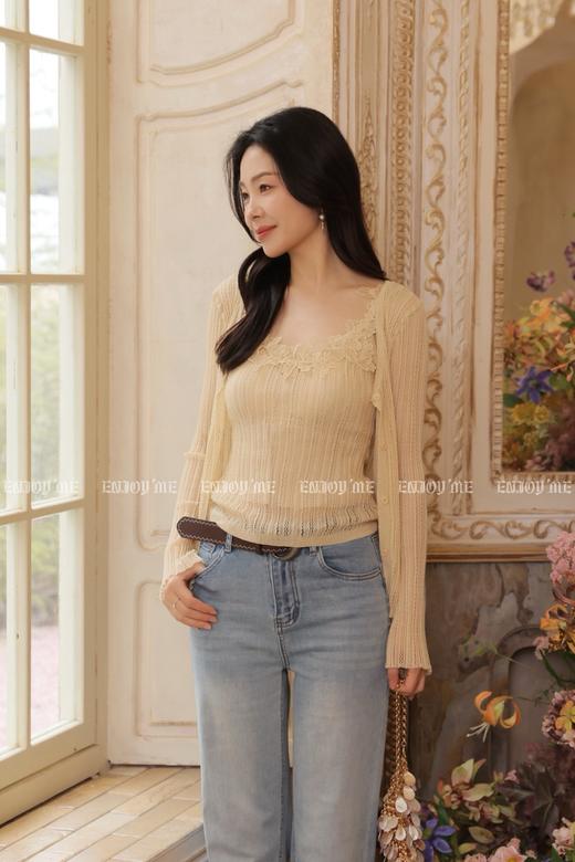 【门店同款】ENJOY夏季口袋盖提臀筒喇裤 170694228 商品图4