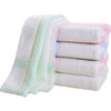 414萃众 彩条缎档毛巾3条特惠装 颜色随机 1211XXXXU 商品缩略图0