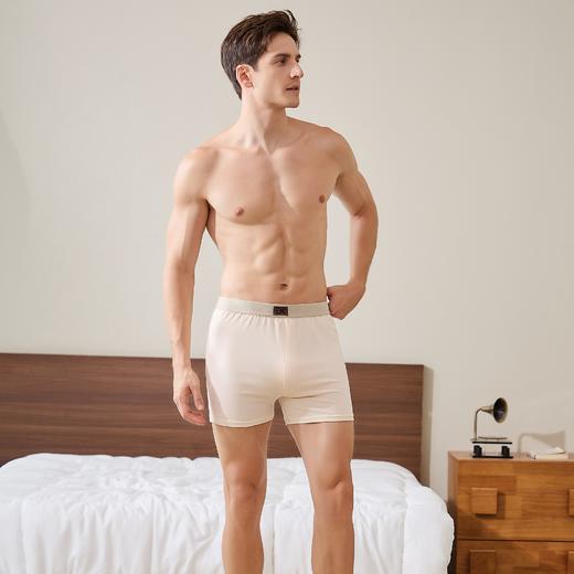 【透梦-7A臻棉舒柔男士阿罗裤】40S高支新疆精梳棉，触感柔软如云朵，亲肤舒适不易起球，轻盈透气吸湿软糯，让肌肤自由呼吸，全天无负担 商品图0