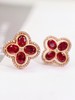 2.3克拉红宝石耳钉 商品缩略图2