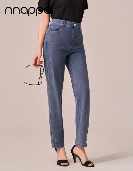 26春夏新款3A抗菌八分简约直筒裤PA29408 商品图1