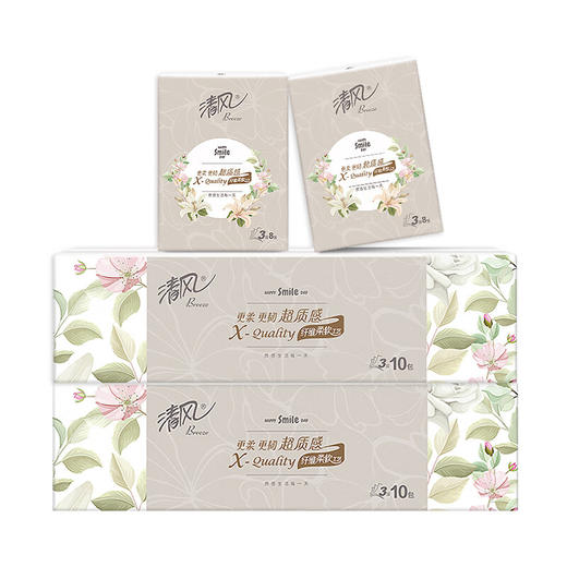 清风 超质感系列手帕纸3层8张*20包 BR0CP0820S 商品图0