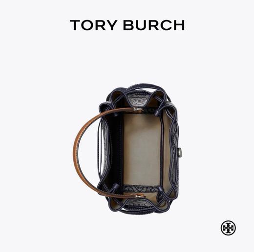 【初春上新】Tory Burch/汤丽柏琦 ROMY TMONOGRAM 斜跨水桶包178016 -w 香港直邮 清关约7个工作日 商品图4