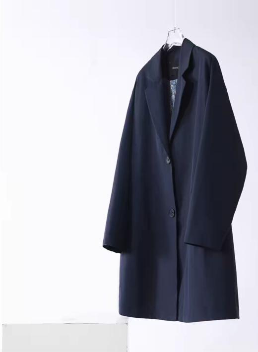 舒适圈挚爱浪漫格调记忆面料休闲通勤高智感风衣外套 商品图7