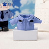 【20cm娃衣两件套】适用20cm棉娃创意毛绒玩偶衣服配件可穿脱蓝衬制服套装（不卖玩偶） 商品缩略图10