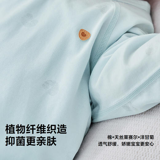 迷你巴拉巴拉宝宝半背衣柔软亲肤速干透气防螨居家上衣婴儿衣服夏 商品图2