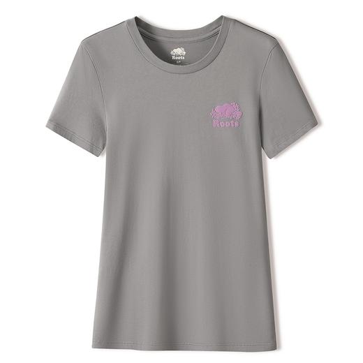 【2件9折】【ROOTS】女式海狸修身短袖T恤 商品图5