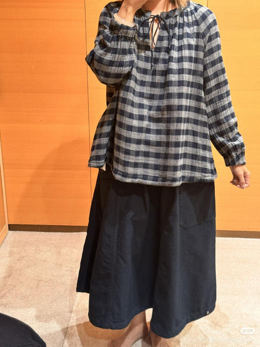 【秒杀价已调 直接拍】45R 定织定染 松软二重织 久洗不变形 格纹小衫 商品图6