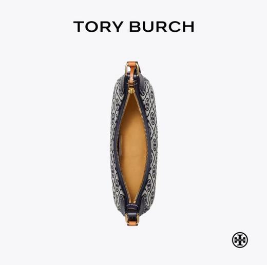 【复古老花印花】Tory Burch汤丽柏琦 T MONOGRAM 腋下包新月包158513 ​​香港直邮礼盒装 清关约7个工作日-w 商品图5