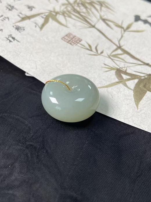 【快抱】【于田产和田玉于田料青白玉平安扣】出证书，发货1~5天，48小时鉴赏期 商品图3