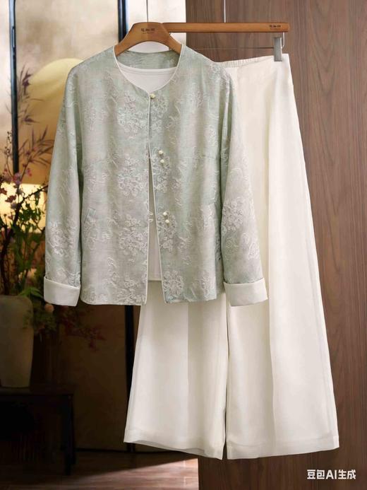 64X511春上新 时尚气质款国风短款外套 商品图5