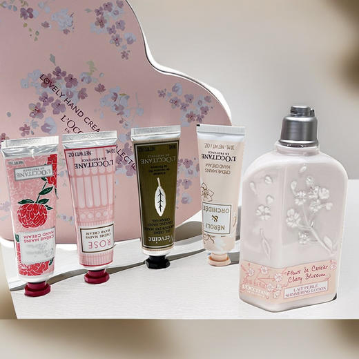 【闪购专属】欧舒丹花香修护爱心套装身体乳+护手霜礼盒 -w 商品图3