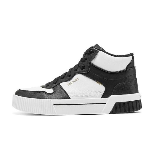 Skechers斯凯奇 女中帮休闲板鞋 185104-WBK 商品图0