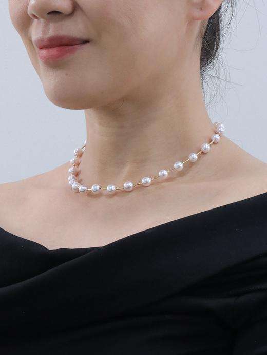【挚友限定】18k金akoya珍珠项链 7.5-8mm 商品图2