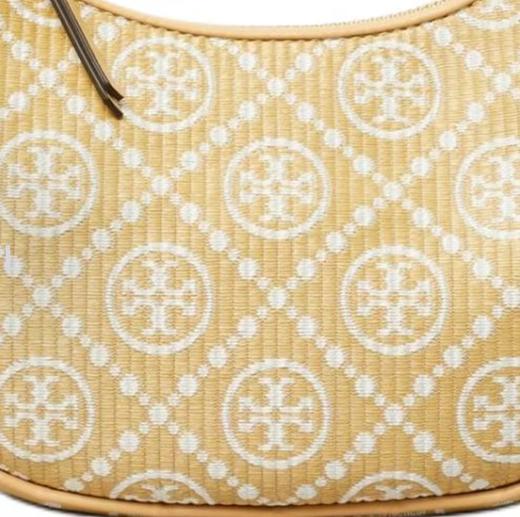 【复古老花印花】Tory Burch汤丽柏琦 T MONOGRAM 腋下包新月包158513 ​​香港直邮礼盒装 清关约7个工作日-w 商品图7