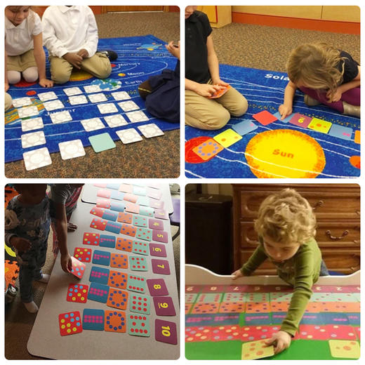 快慢狐【组合专享】美国MathForLove数学思维加减乘除策略prime climb 美国数学跳棋Tiny polka dot圆点卡 商品图7