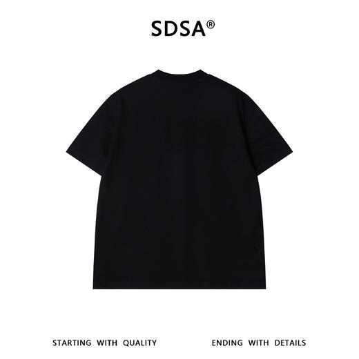 815SDSA男装2026新款高贵轻奢美式复古印花字母圆领短袖T恤时尚百搭 商品图4