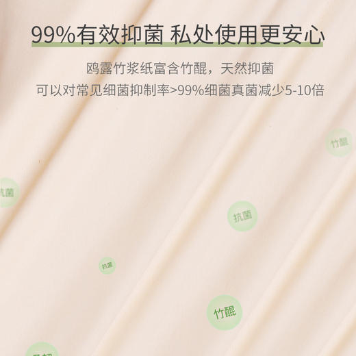 鸥露 竹浆本色无芯卷纸3层96克30卷*2箱 OLWJ96B302 商品图3