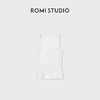 ROMI STUDIO“U领背心”棉混纺弹性螺纹肌理内搭打底吊带RWDSSD1946 商品缩略图1