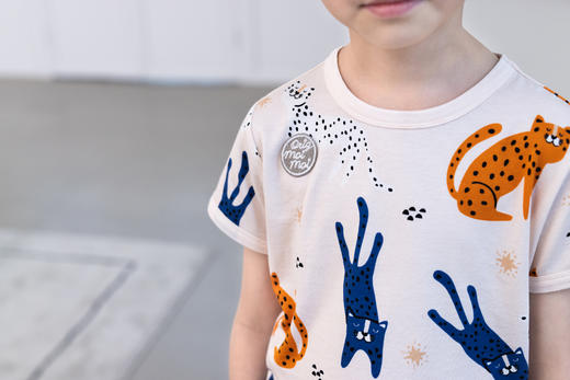 【丝麻棉天然抗菌】韩国moimoi {短袖外出套} 末一末一T恤套装春夏儿童家居服儿童套装 商品图12